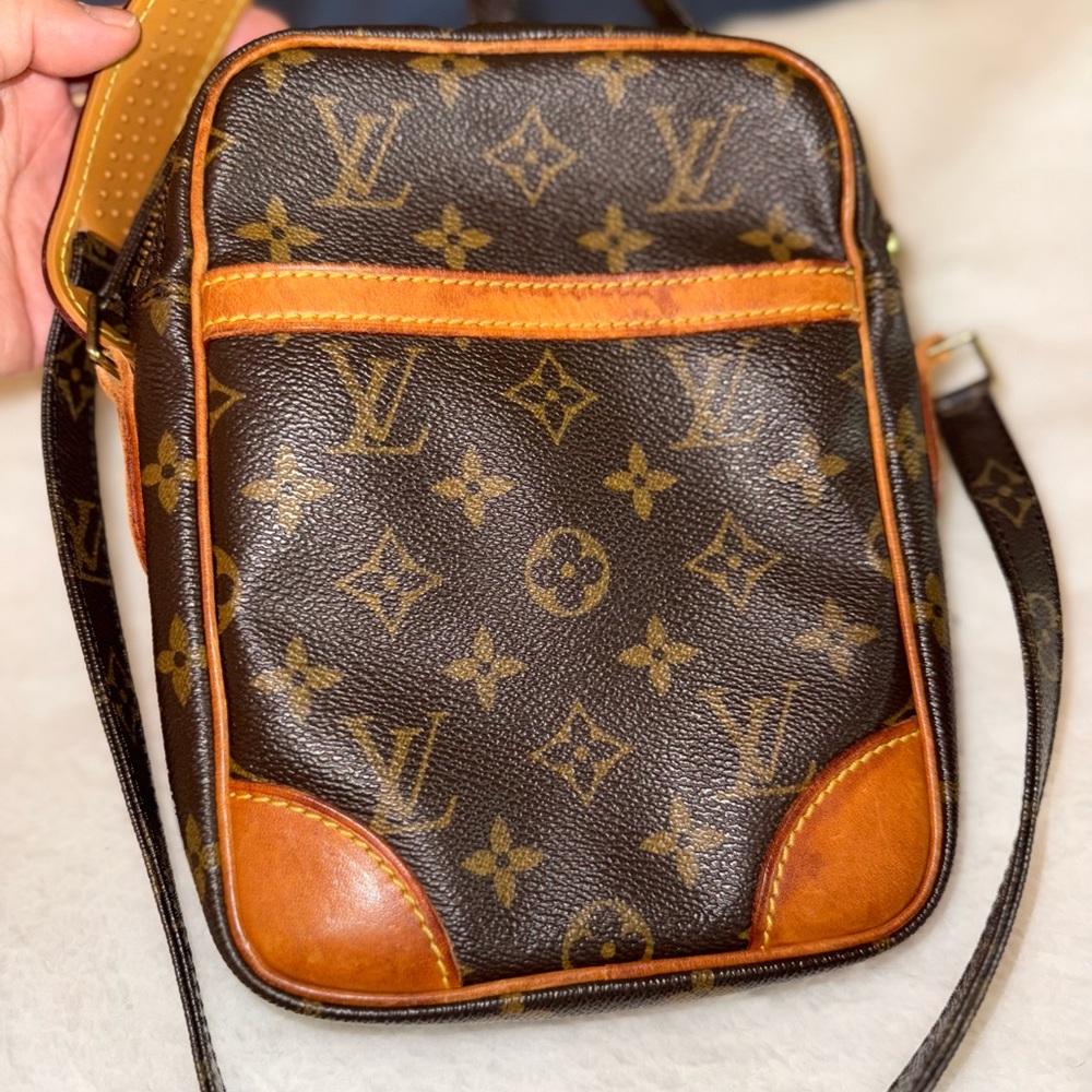 Louis Vuitton Monogram Brown and Tan Messenger Bag